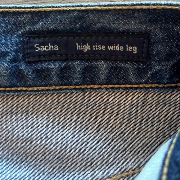 Citizens of Humanity Sacha High Rise Wide Leg Jeans Size 25 Lightweight Cropped - Picture 5 of 14